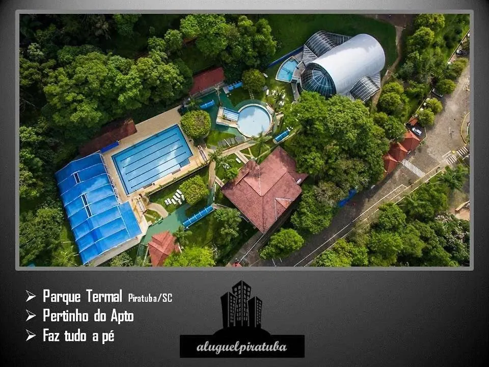 Apenas 5 Min Das Termas, Encantador Apto 203 Пиратуба 0*,  Бразилия